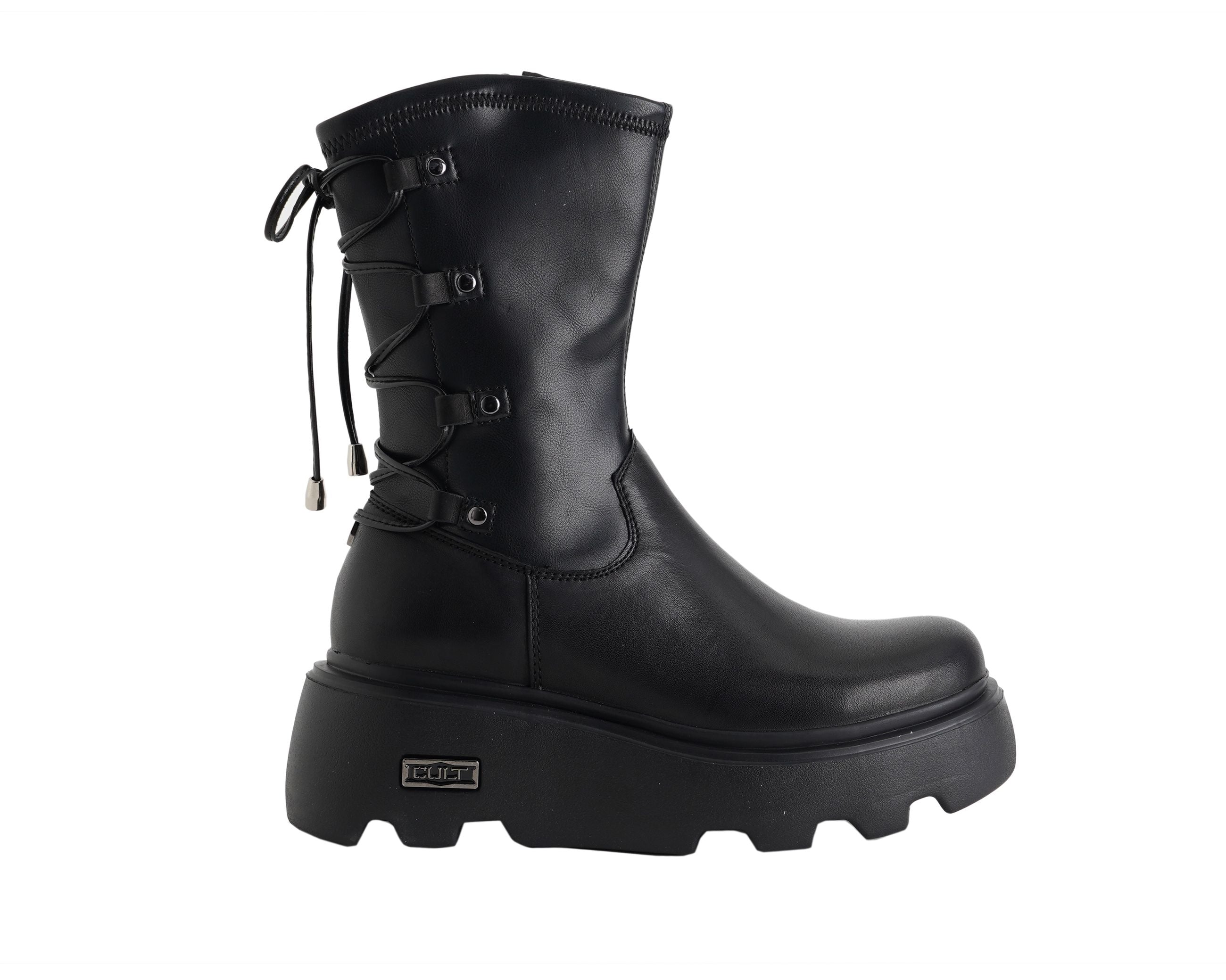 Anfibio CULT New Rock Mid W Str CLW457200 Nero Donna