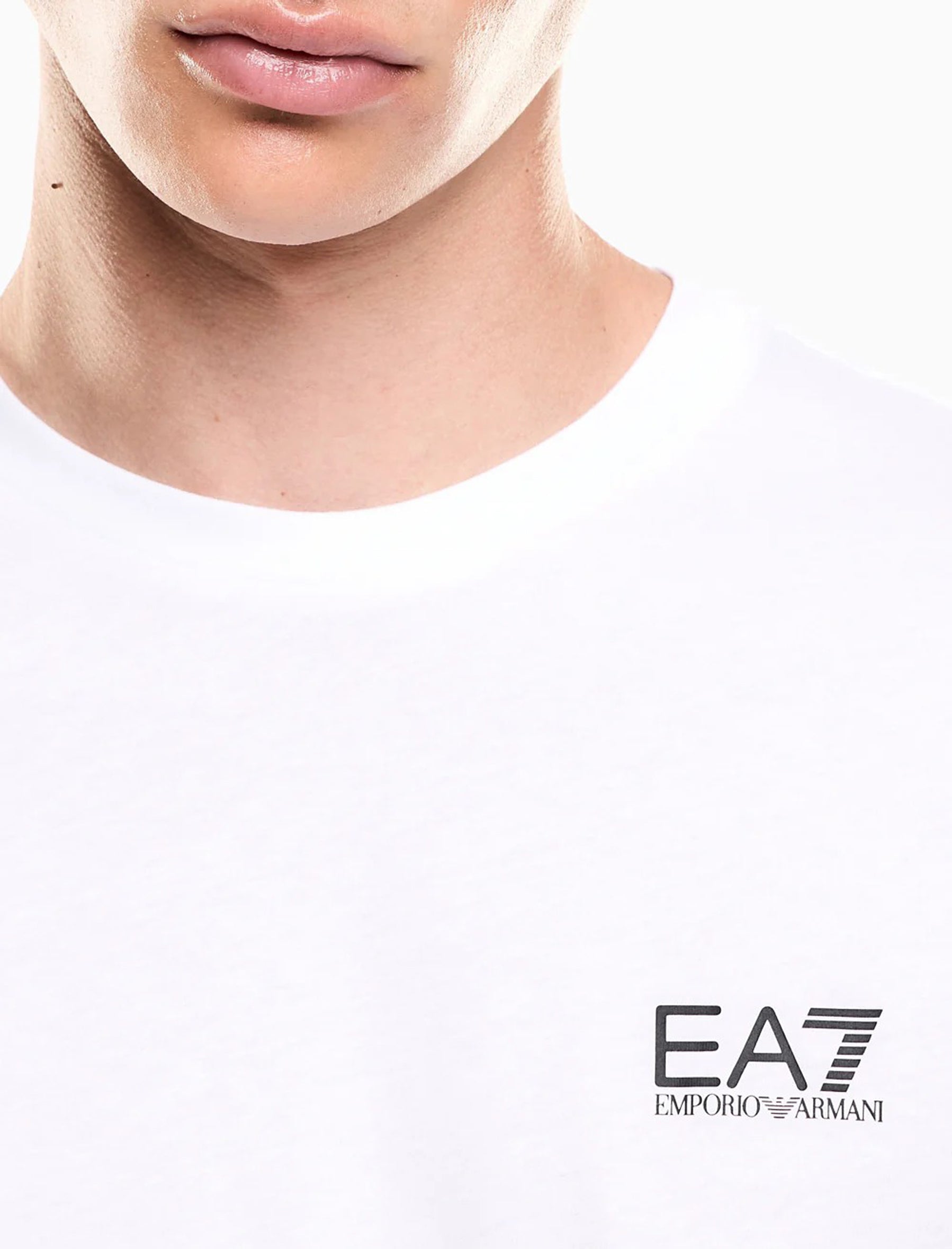 T-Shirt AF10375 EA7 EMPORIO ARMANI colore White Black M0003 