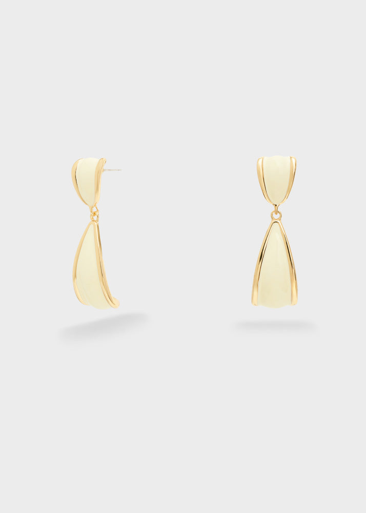 Orecchini pendenti Nalì EMOR1870 Bianco/Oro Donna