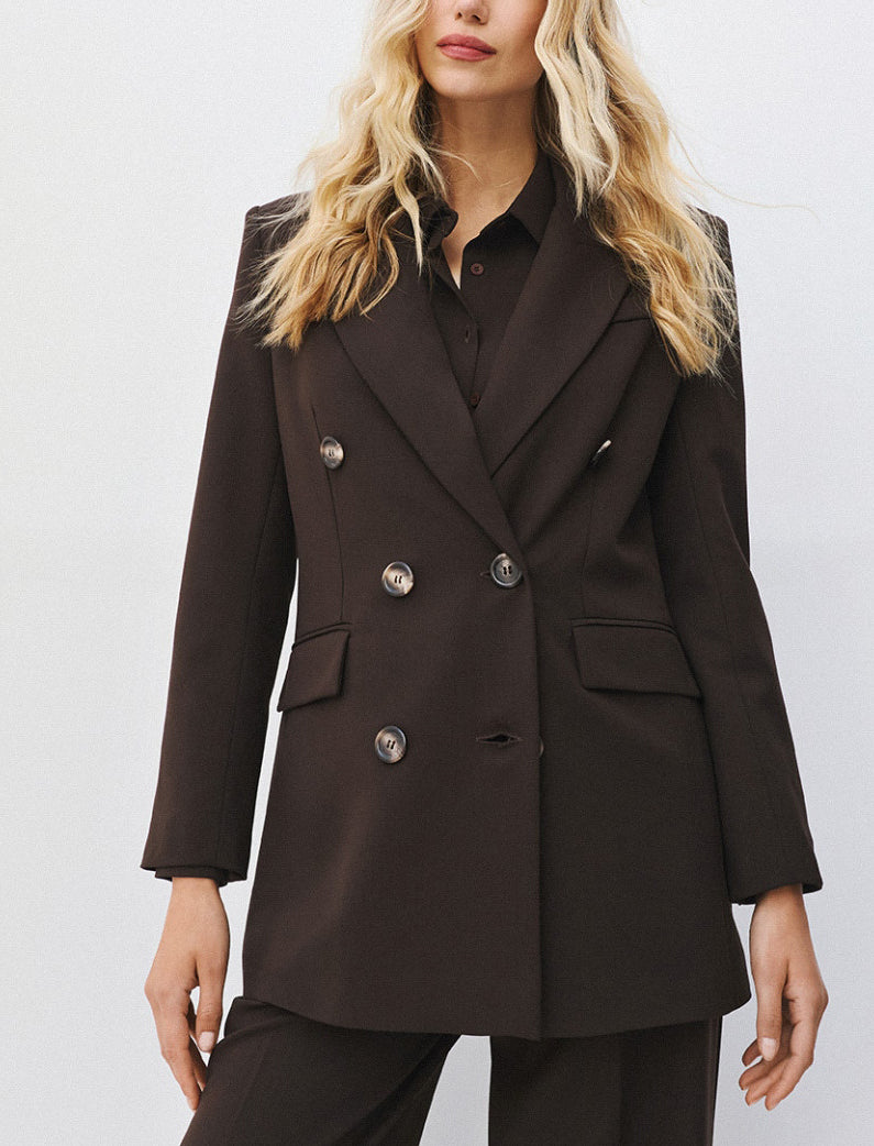 Blazer doppiopetto Access Fashion 64-1059 Coffee Donna