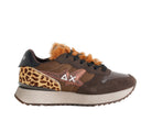 Sneakers SUN68 Stargirl Animalier Z46224 Marrone