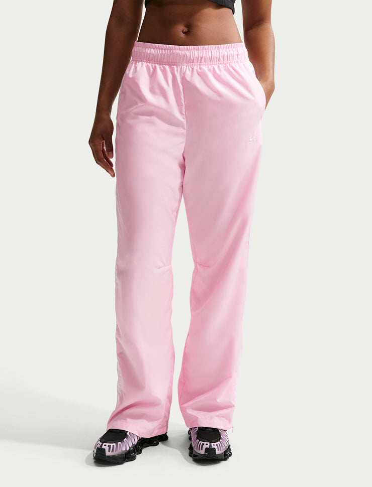 Pantaloni a vita media con orlo aperto Nike HV2324-663 Pink Foam Donna