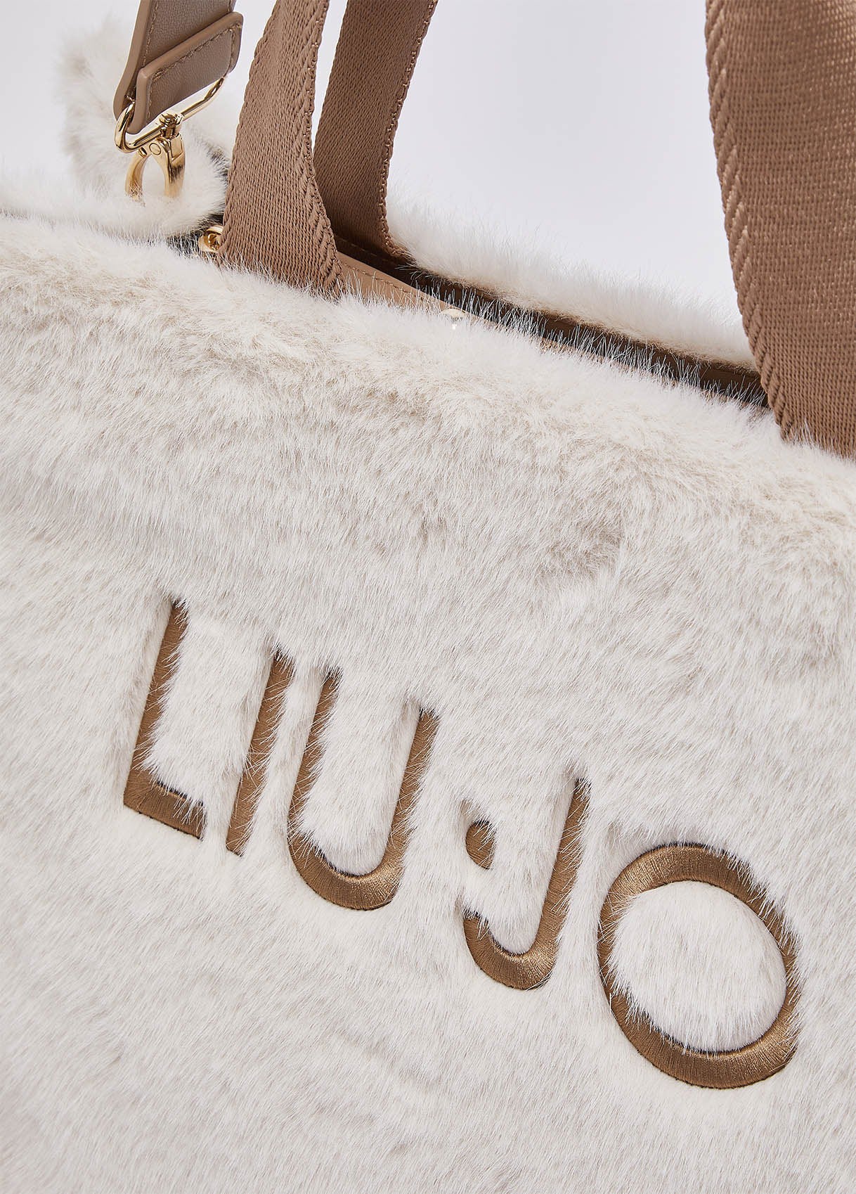 Tote bag L in teddy Liu Jo 2F6037 E0218 Burro