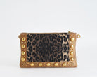 Pochette SECRET PON-PON TATIANA POUCH Leopard Tan
