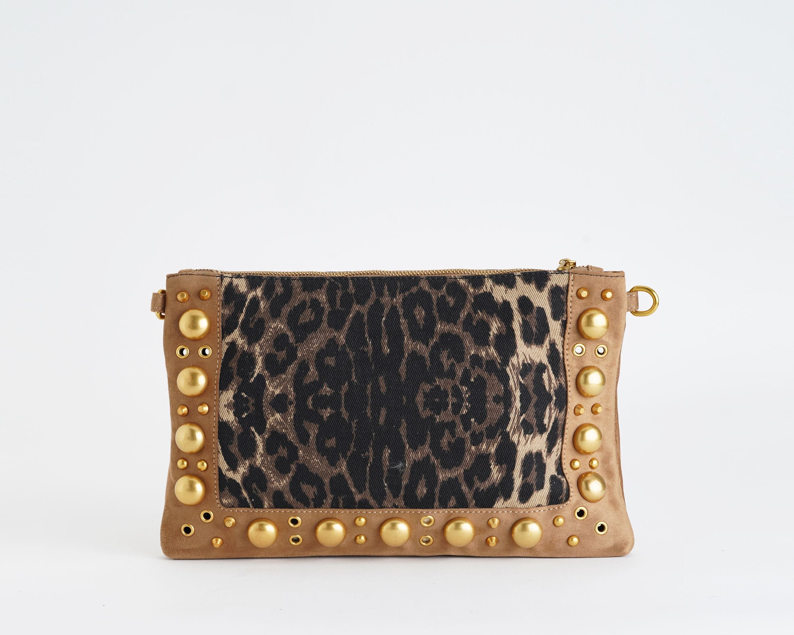 Pochette SECRET PON-PON TATIANA POUCH Leopard Tan

