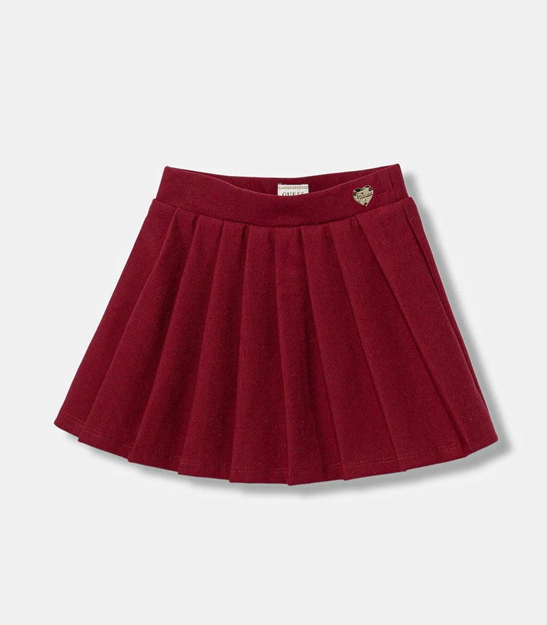 Minigonna GUESS K5BD02 Rosso granata Bambina