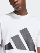 Adidas Essentials Big Logo T-Shirt White JE8943 – T-shirt uomo 100% cotone jersey girocollo