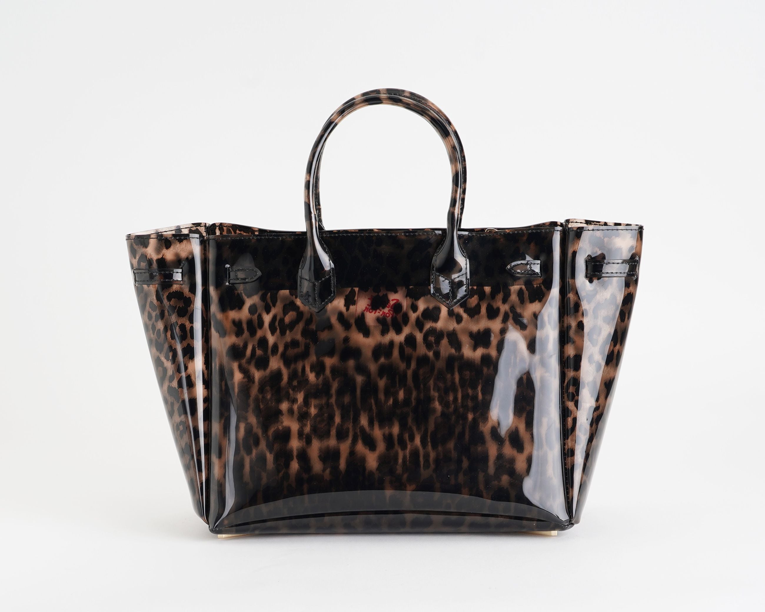 Borsa a mano Sécret Pon-Pon Brigitte Animalier Leopard Donna – tracolla rimovibile, chiusura zip, H.23xL.29xP.16 cm
