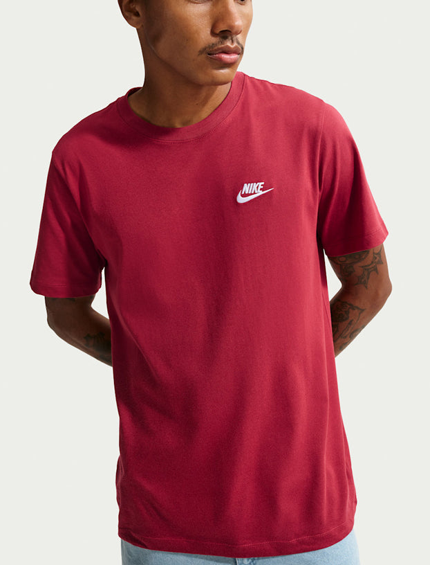 T-Shirt Nike Sportswear Club AR4997-613 Team Crimson Uomo