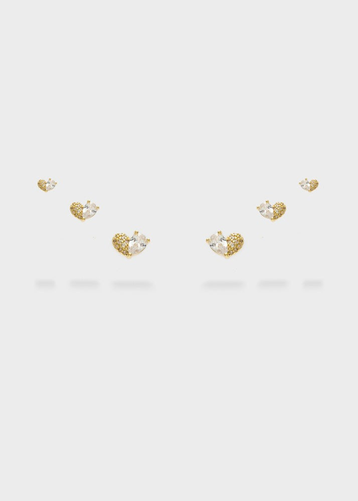 Set orecchini Heart Nalì MEOR0792 Oro Donna