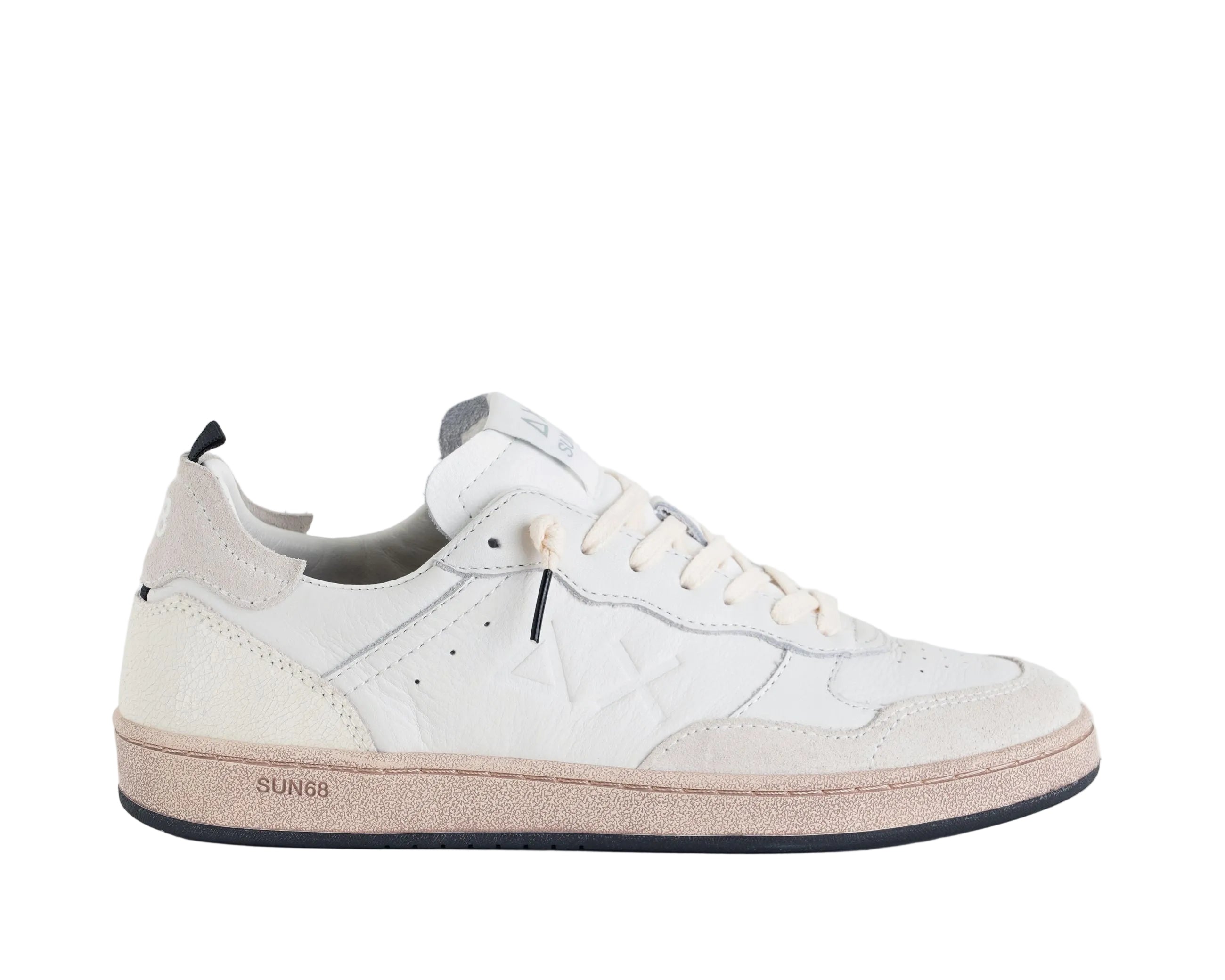 Sneaker Sun68 Urban Basket Z46146 Bianco Panna Uomo