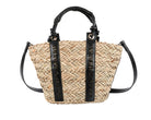 Mini Borsa con manico logo traforato Lola Casademunt LS2604092 Beige