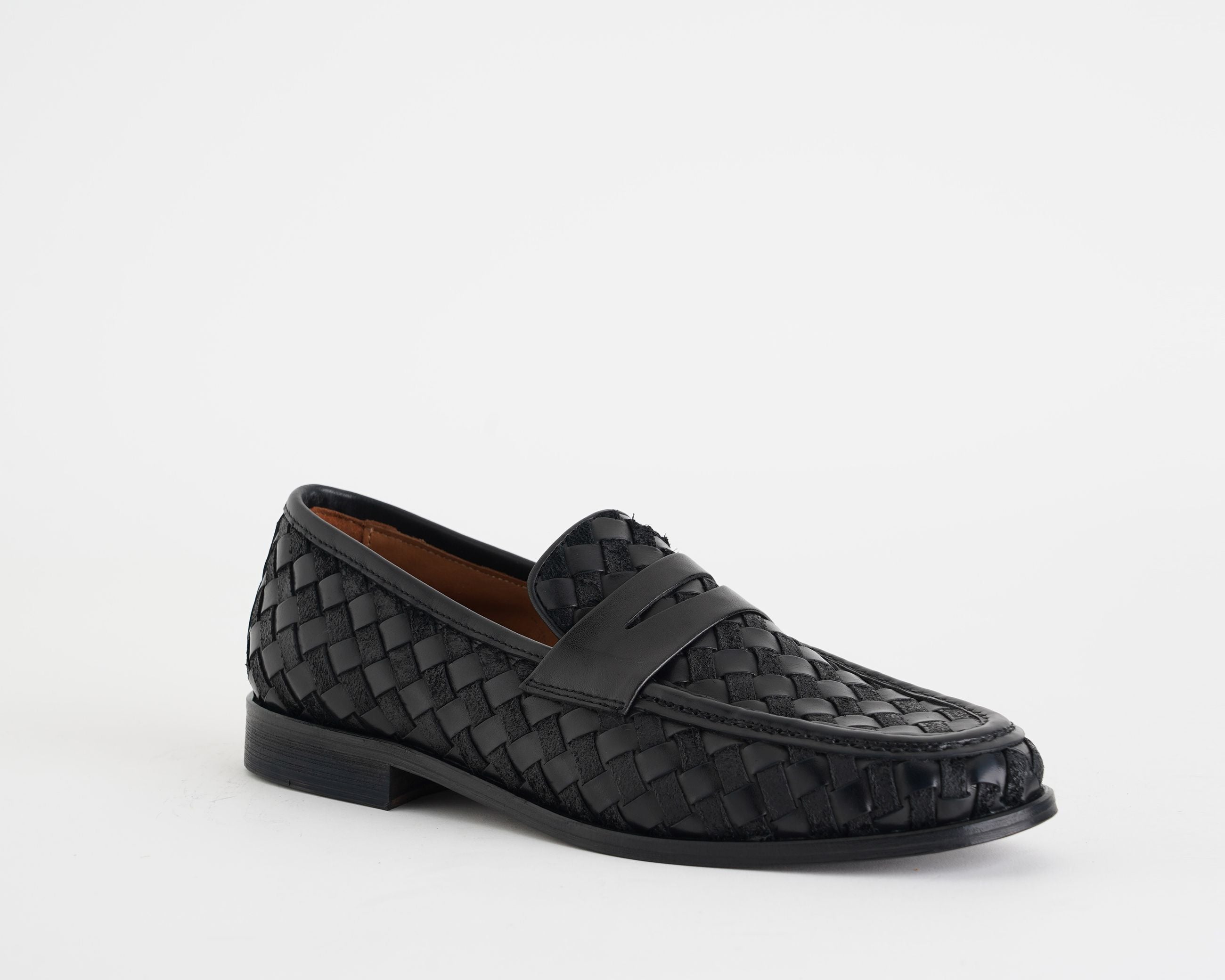 ROGAL'S Bond 104 Mocassino intreccio Nero Uomo