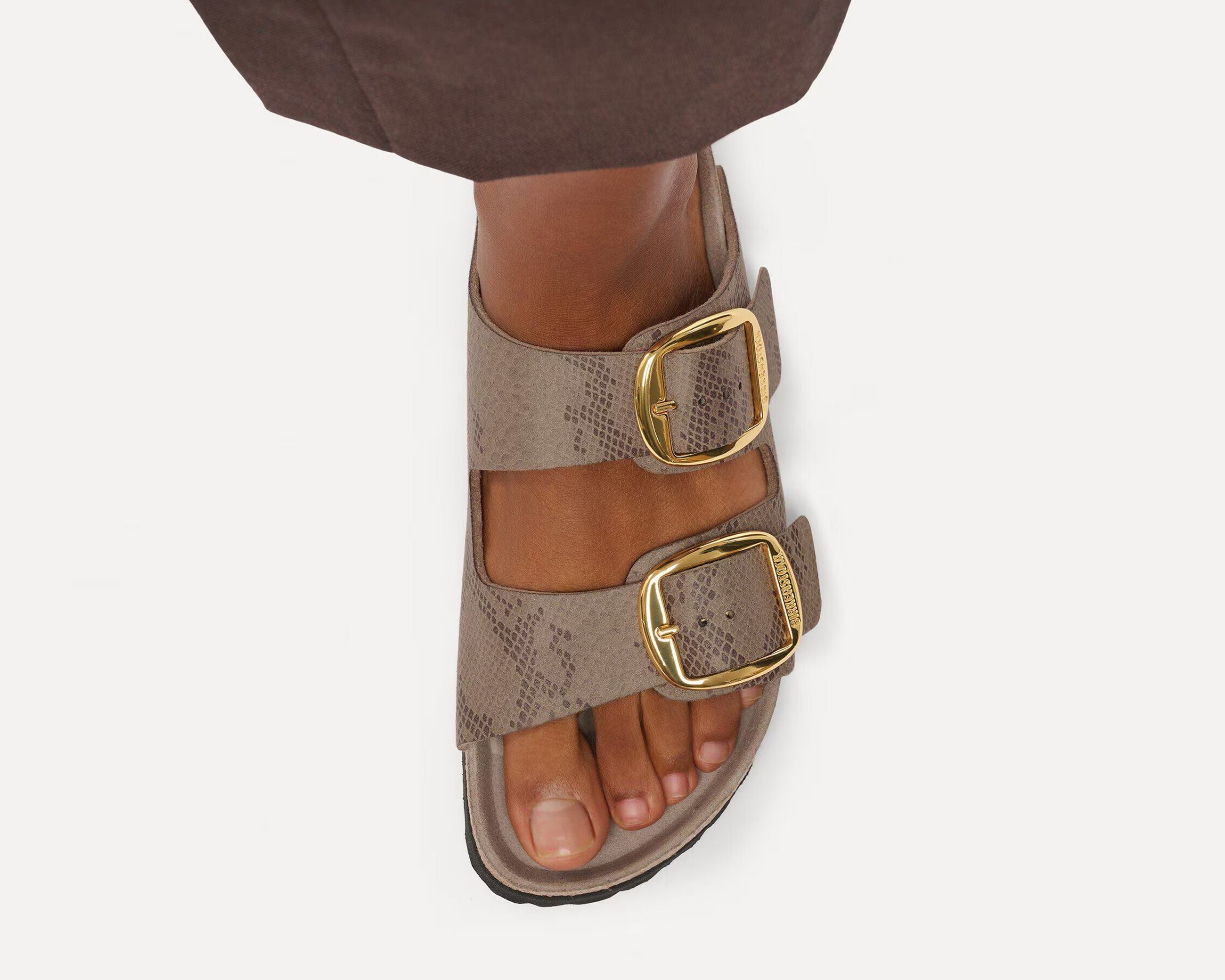 Sandali Birkenstock Arizona Big Buckle 1032891 Gray Taupe