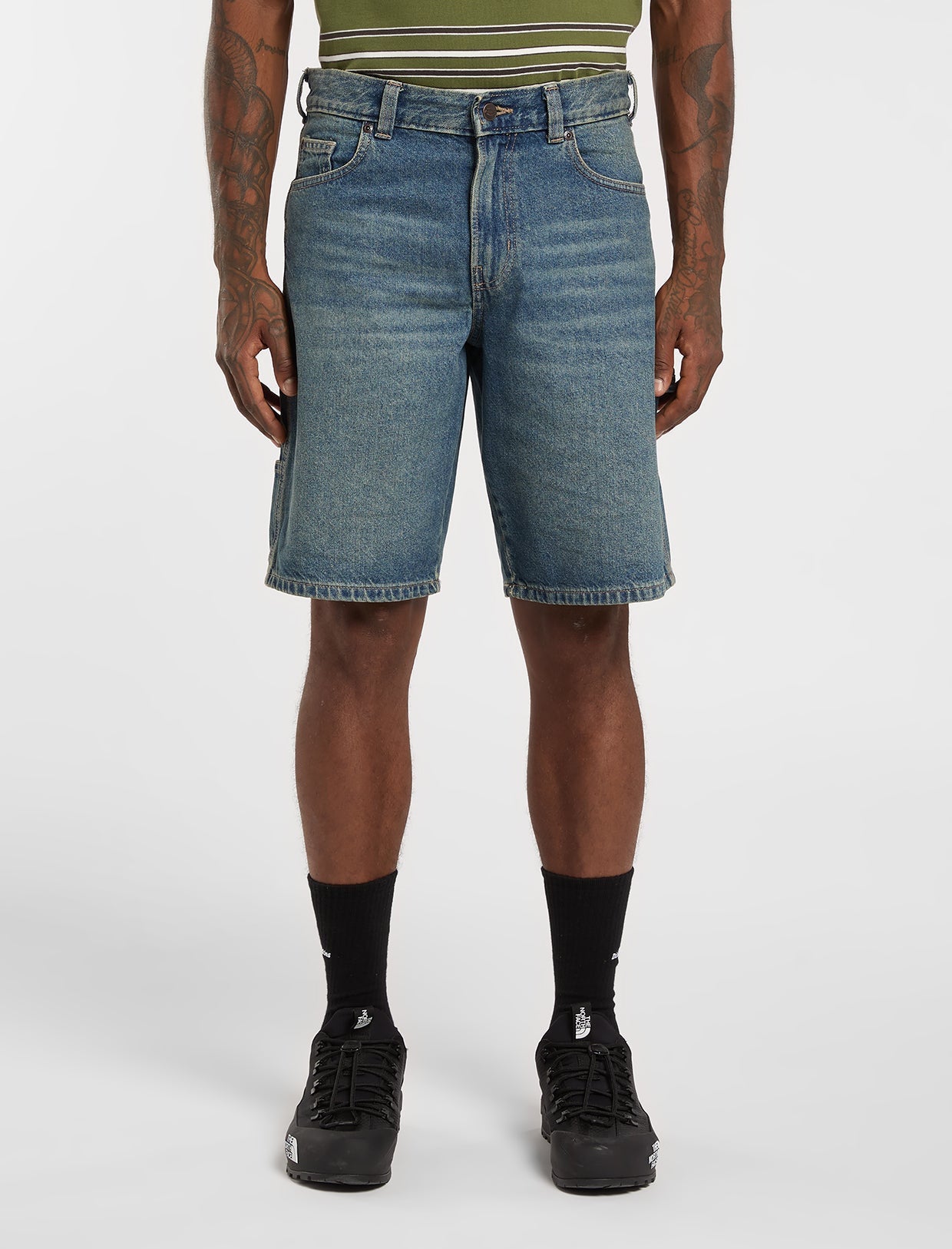 Dickies Carpenter Short 9933 11-Inch Denim DK0A88FCL231 – Shorts uomo Khaki Tinted Blue