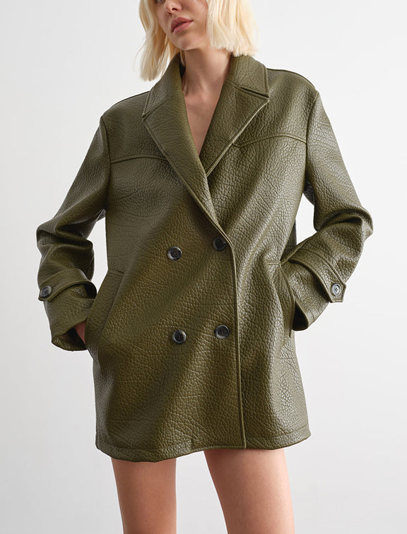 Giacca Oversize JIJIL JPI25CP100.0EP0053 Verde militare Donna