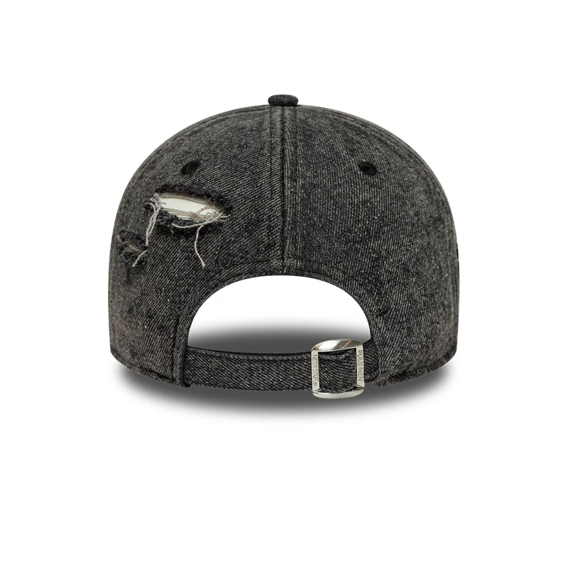 Cappello New Era 9FORTY New York Yankees MLB Acid Wash 60856239 uomo colore nero Black (001)