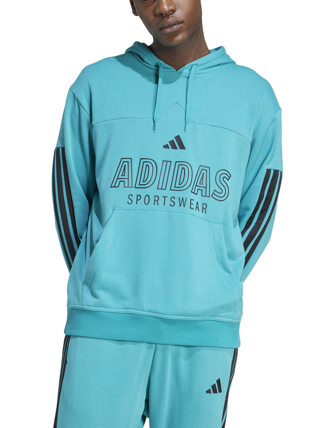 Felpa con cappuccio ADIDAS HOUSE OF TIRO JW2746 Uomo