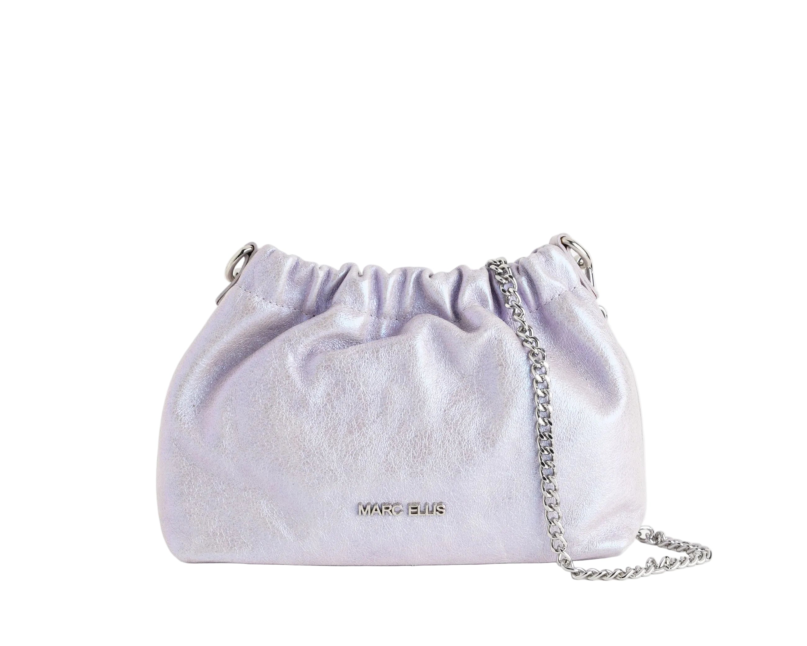 Borsa  a tracolla Marc Ellis Helena Sp Pink Lavander/Silver