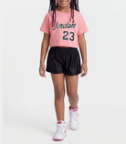 Jordan Flowy Durasheen Short Set Black 35F658-023 – Completo t-shirt e shorts bambino unisex 4-6 anni