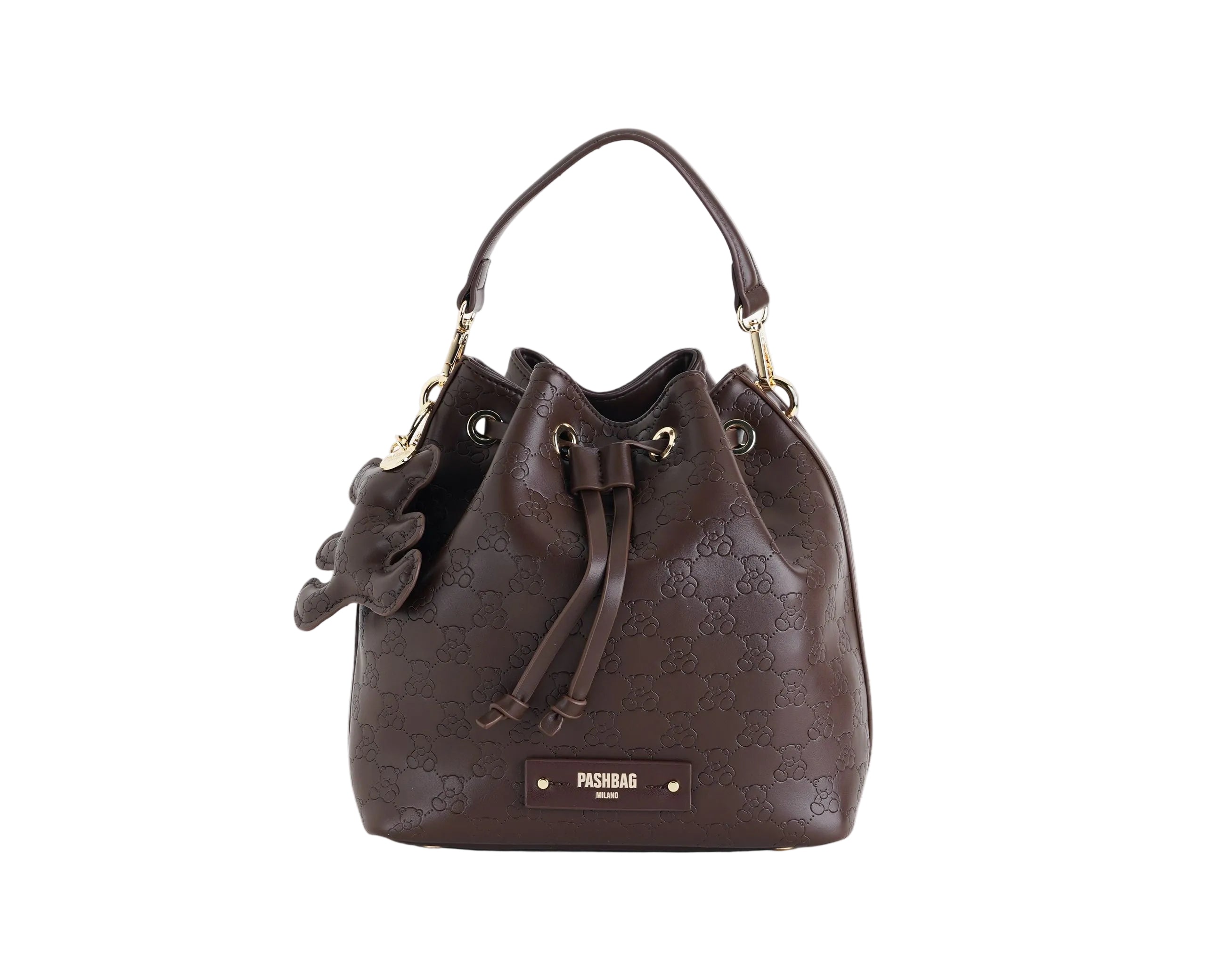 Borsa a secchiello Pashbag Colin 20353-SOH-W6B-P Marrone Donna