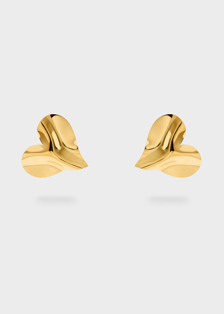 Orecchini a cuore Nalì YAOR0052 Oro Donna