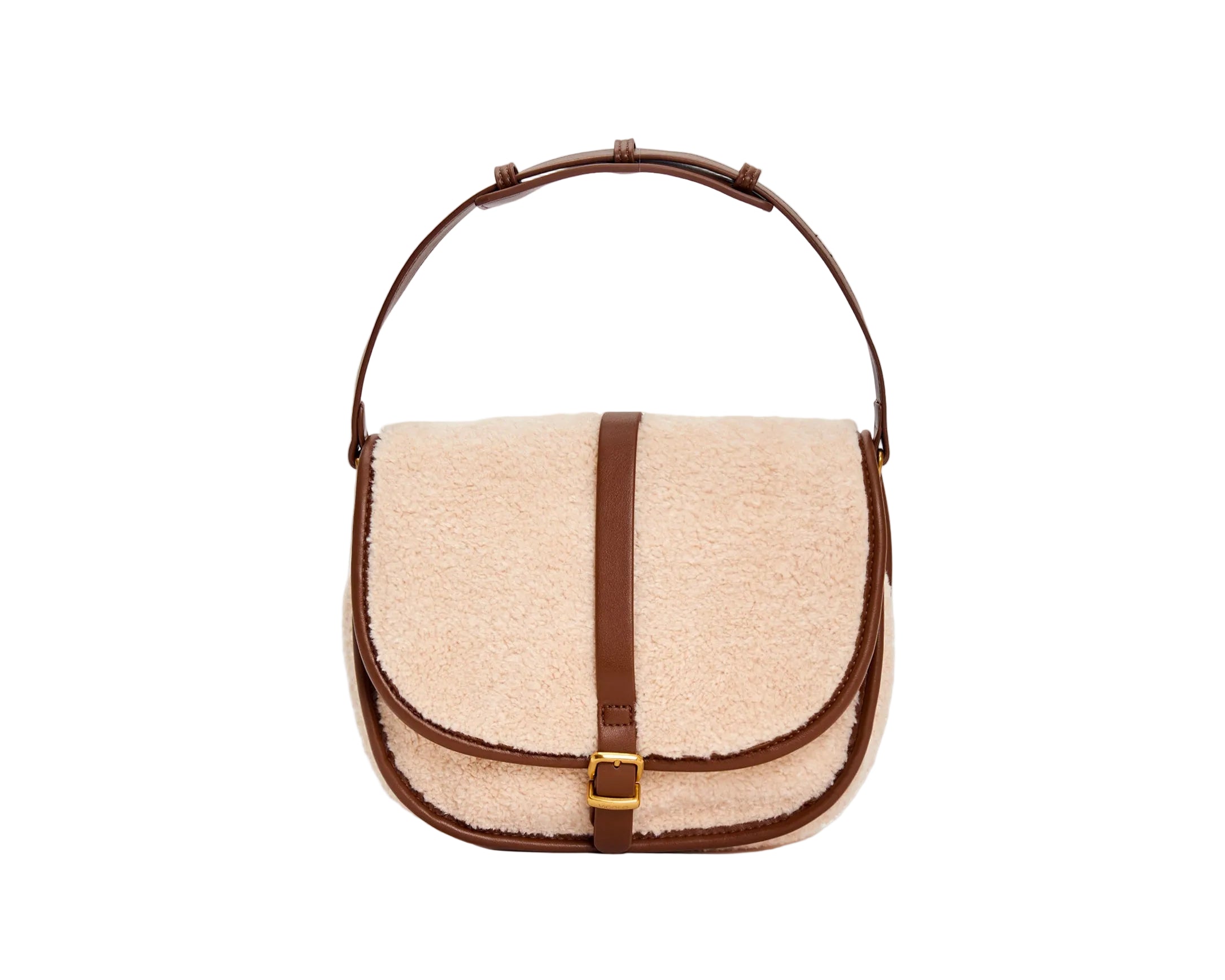 Borsa a tracolla Vicolo Winnie Hobo XAC0044 Beige/Marrone Donna