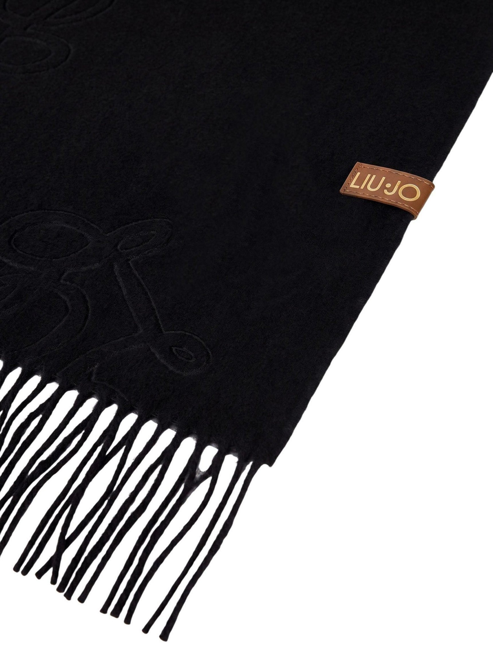 Stola Emobossed Liu Jo 2F6033 T0300 Nero