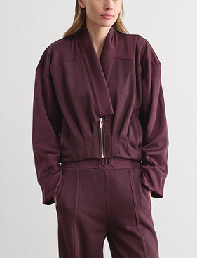 Bomber in felpa JIJIL JPI25GI078.0FE0057 Vino Donna