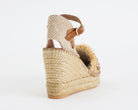 Espadrillas con zeppa  Vidorreta 122P Etnica Rojo