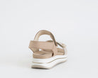 Sandalo con zeppa donna IGI&CO 1174833 colore Platino/Beige – IGI&CO