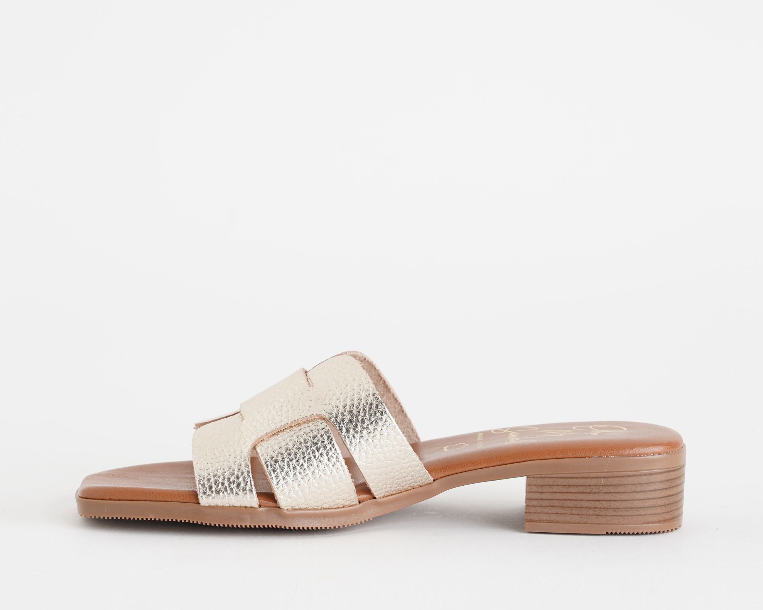 Sandalo con tacco Oh My Sandals 5880 Champagne Donna