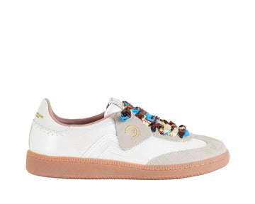 Prima Base Polo 51505-025 – Sneakers donna Bianco, tomaia in pelle e suede