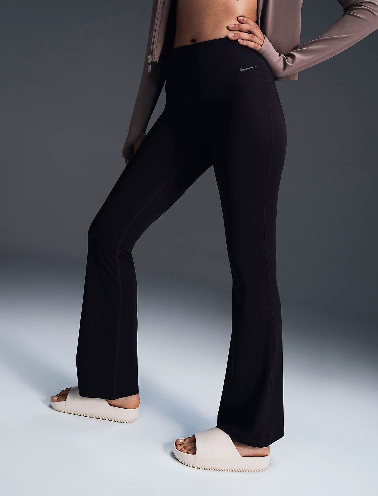 Leggings svasati a vita alta Nike ZENVY   FV7921 010 Donna