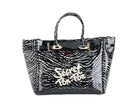 Borsa a mano Sécret Pon-Pon Brigitte Animalier Zebra Donna – tracolla rimovibile, chiusura zip, H.23xL.29xP.16 cm
