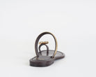 Sandalo basso donna EXE Margot KS.26.152 marrone, sottopiede in pelle e suola in gomma