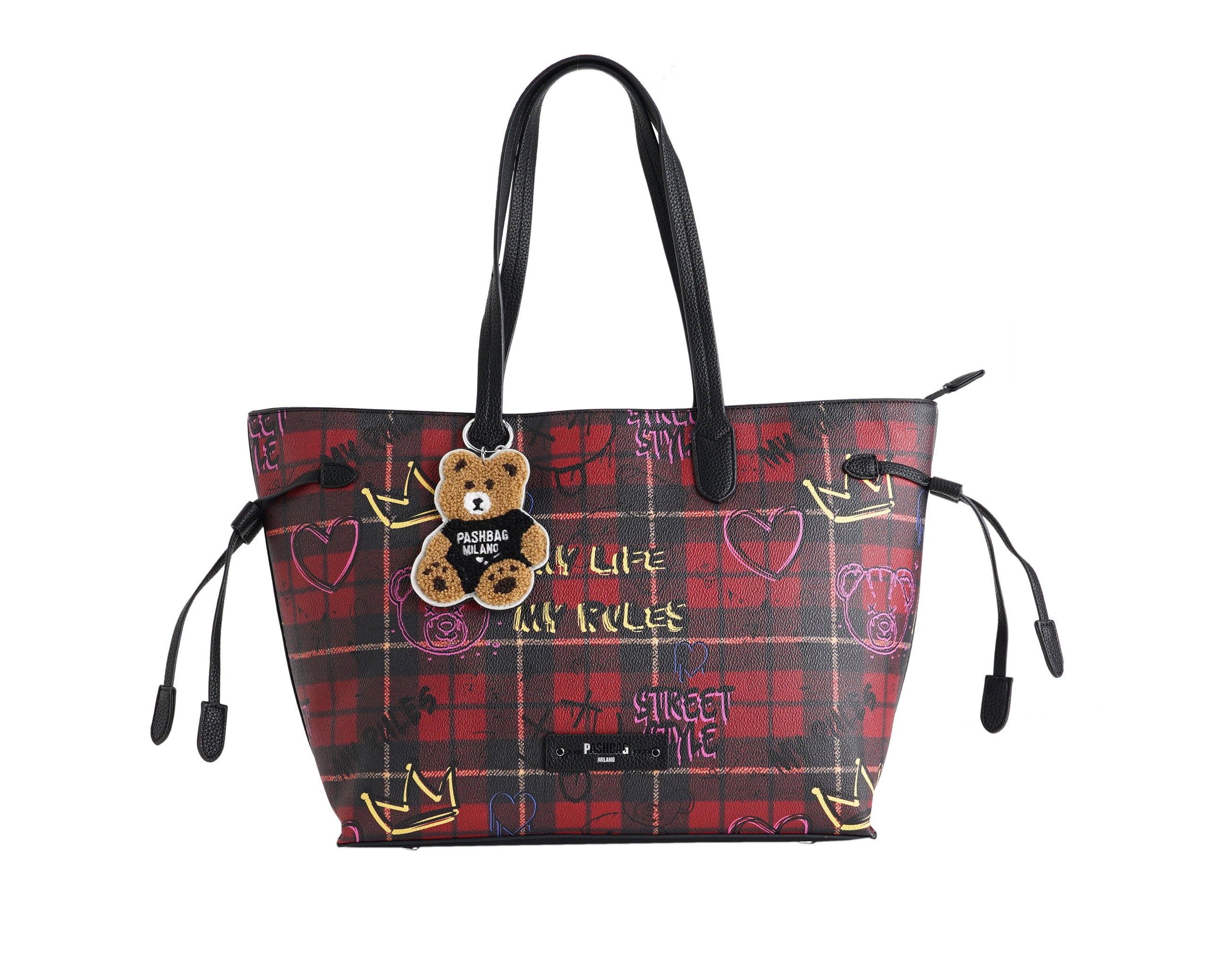 Borsa a spalla PASH BAG mod.Matilda 18701-CAM-W5B-P Nero/Multi Donna