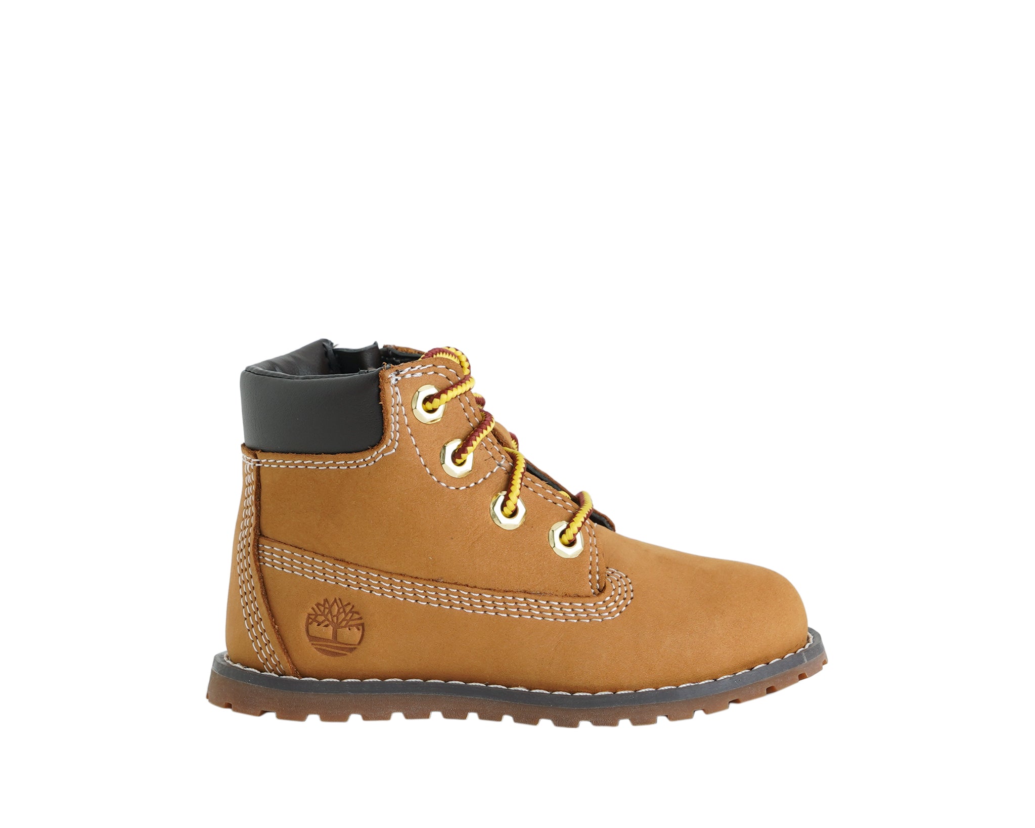Stivaletto TIMBERLAND Pokey Pine Mid Lace Up TB1A125Q2311 Wheat Unisex bambino