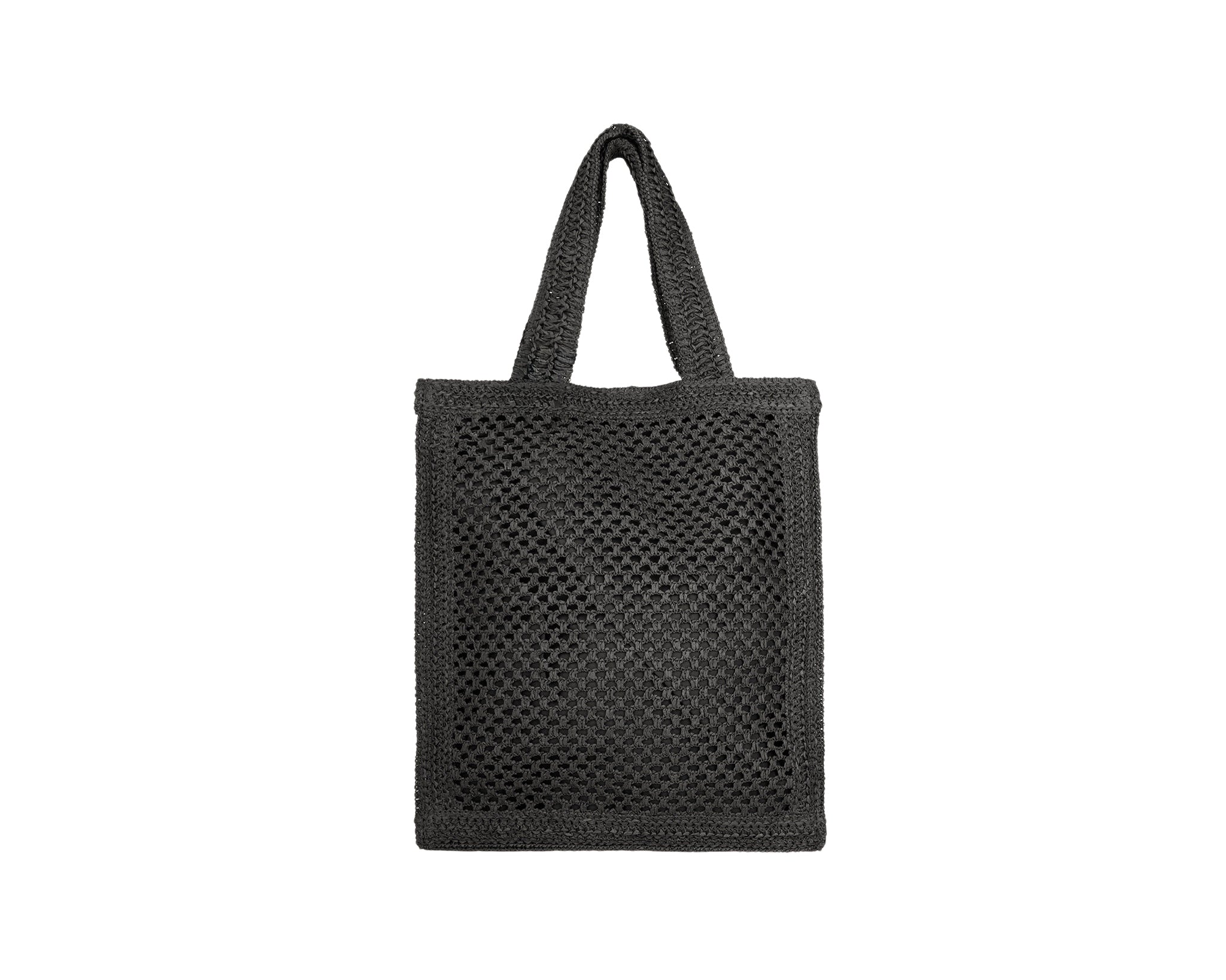 Me Fui SW0050-BK Black - Beachbag in rafia donna
