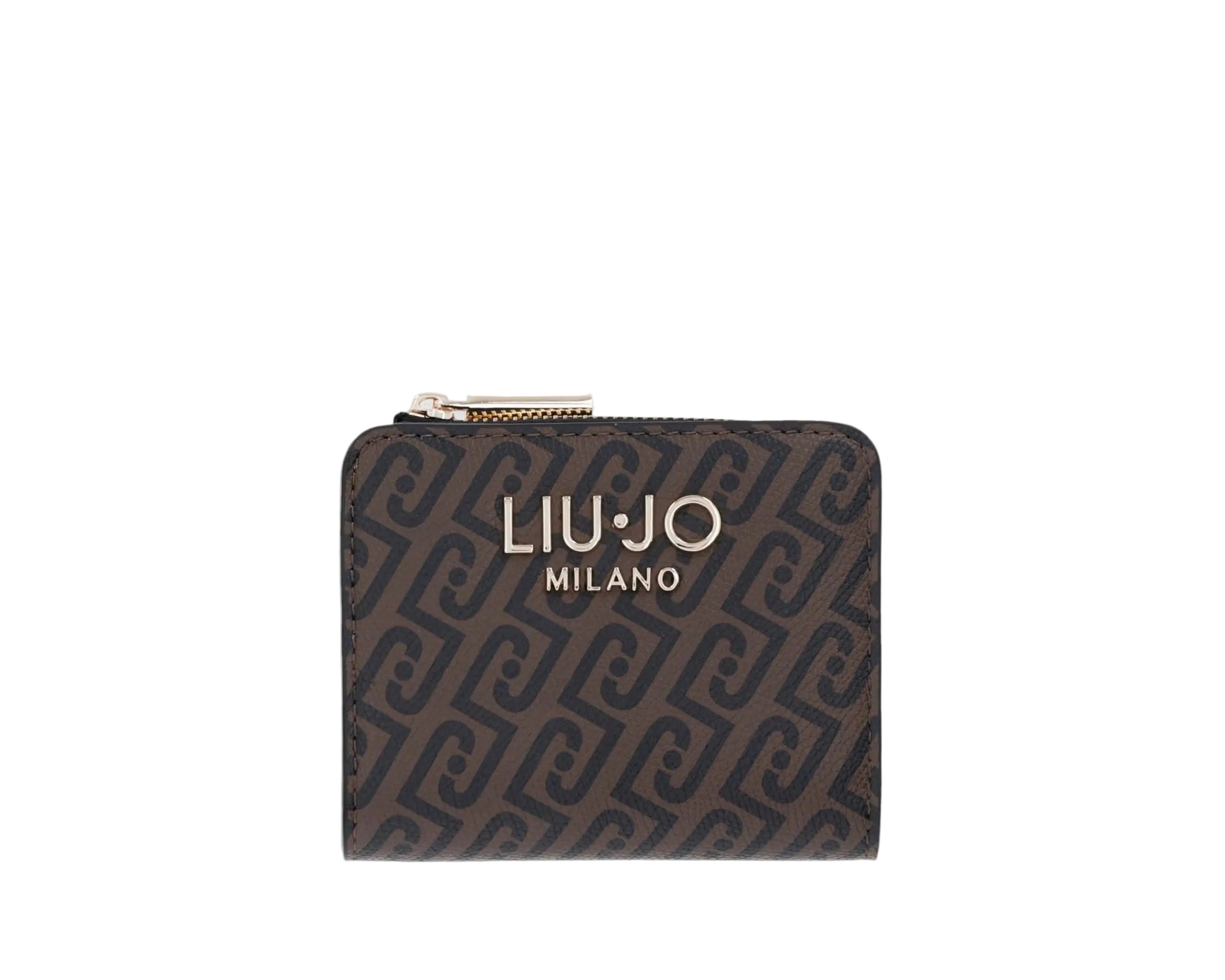 Mini-Portafoglio Liu Jo AF6193 Testa di Moro/Nero Donna