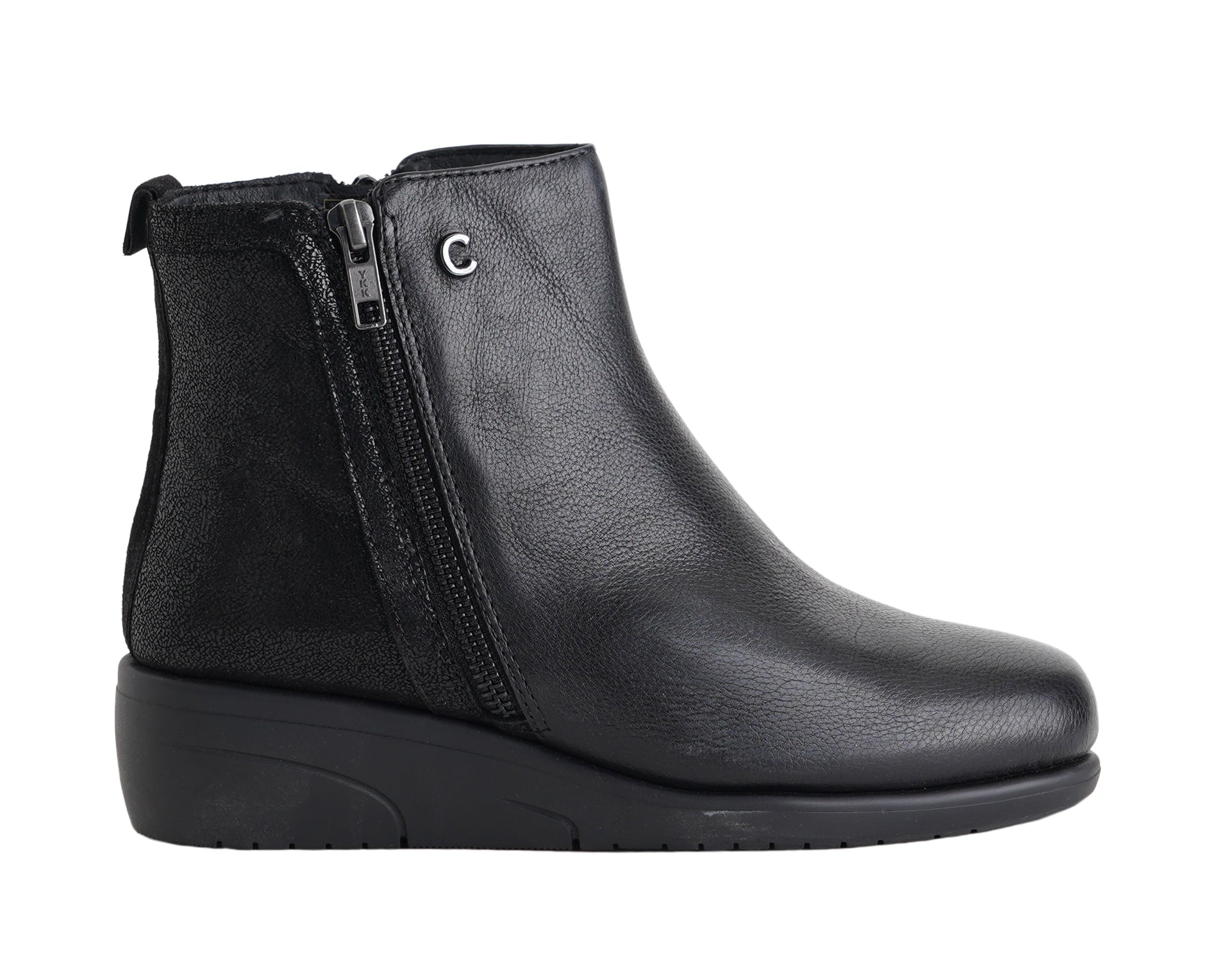 Stivaletti con zeppa CINZIA SOFT IV18843C Nero Donna
