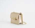 Borsa a spalla Marc Ellis Supermee S Donna Gold Light Gold – Vista laterale