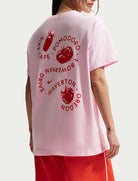 Nike T-Shirt Oversize Sportswear Cafe Tomato IH8036-663 Pink Foam donna