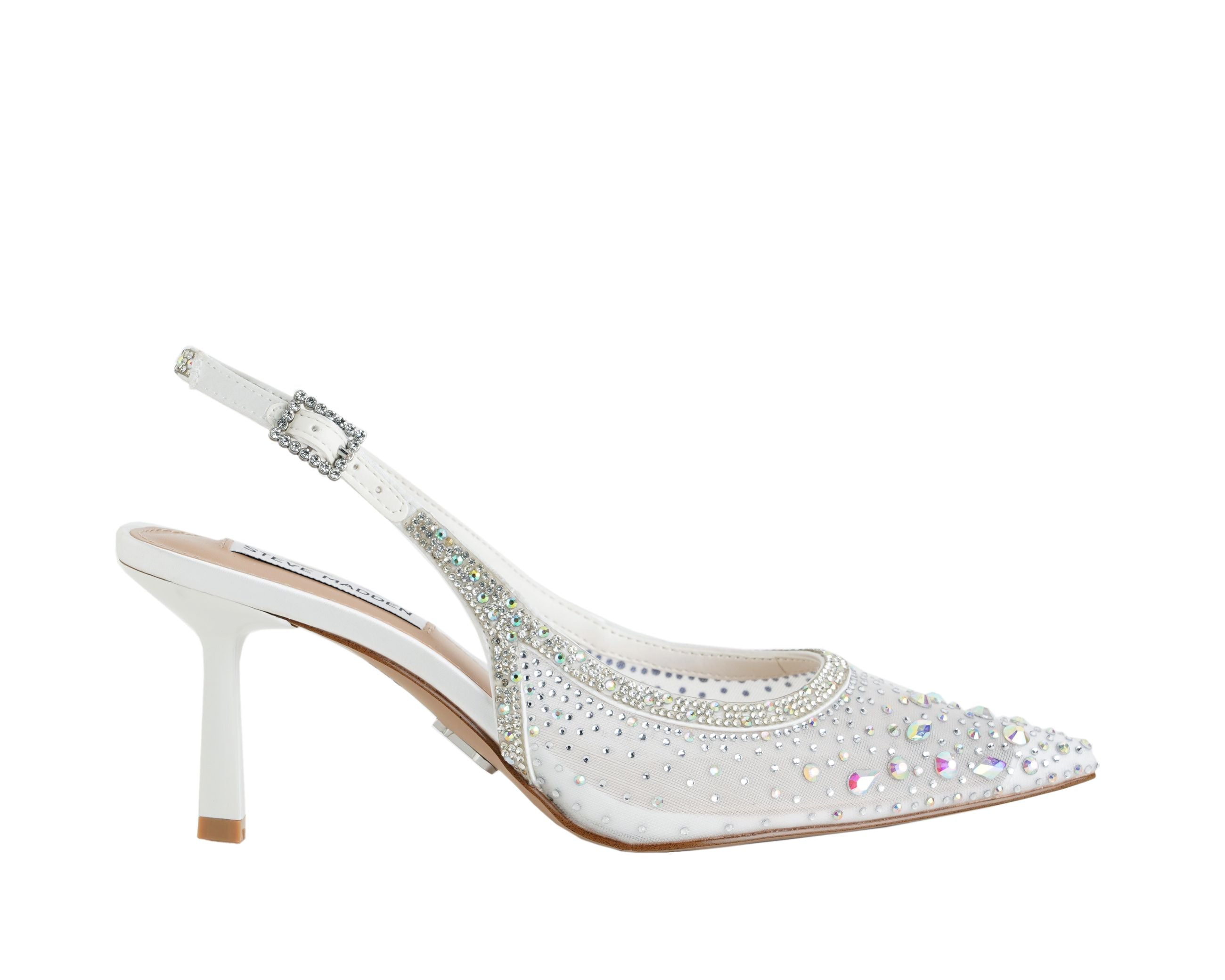 Decolletè Steve Madden Vero Ivory Mesh Donna