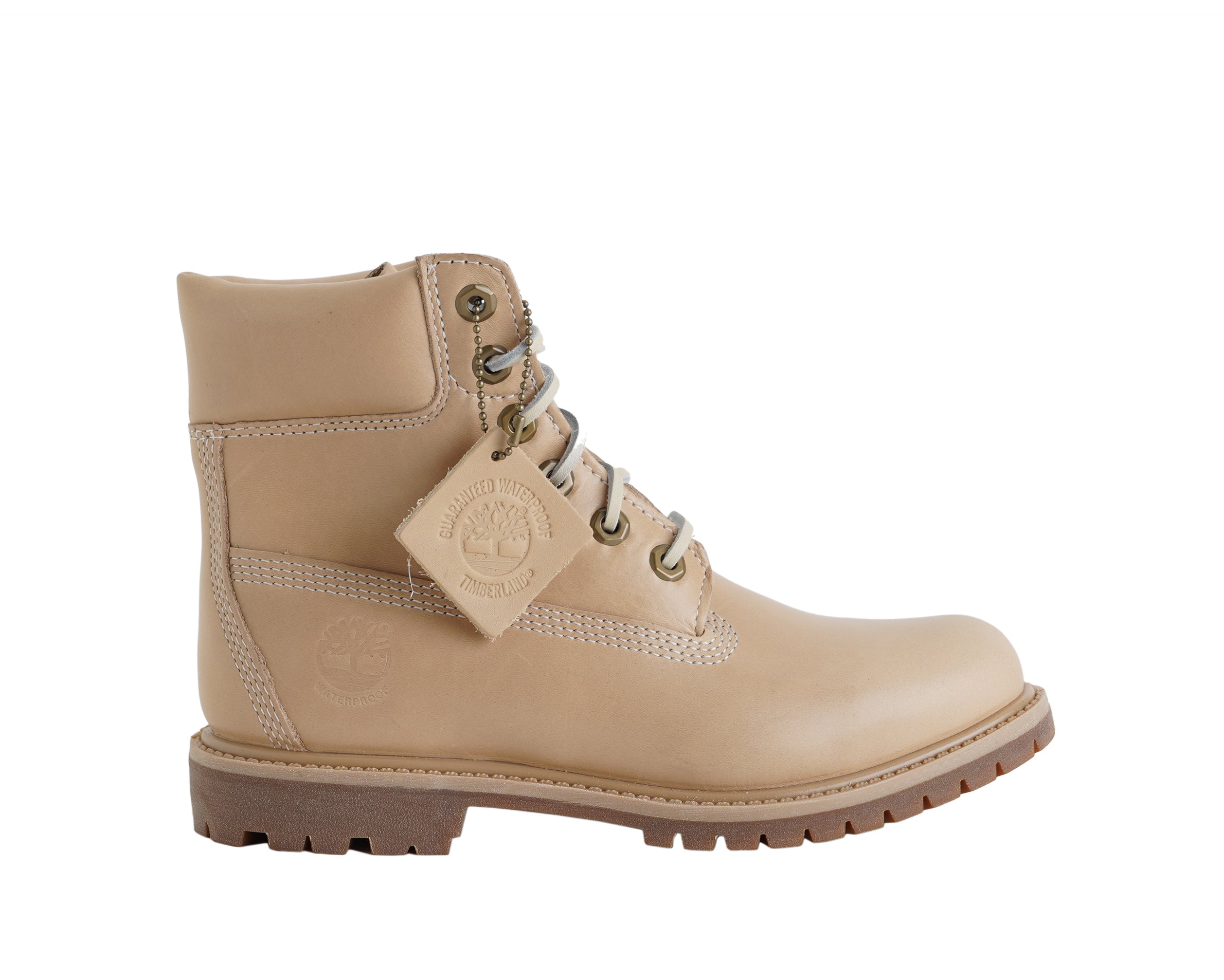 Stivaletti TIMBERLAND Premium 6 Inch Lace Up Waterproof TB0A2HR8EN21 Beige Donna