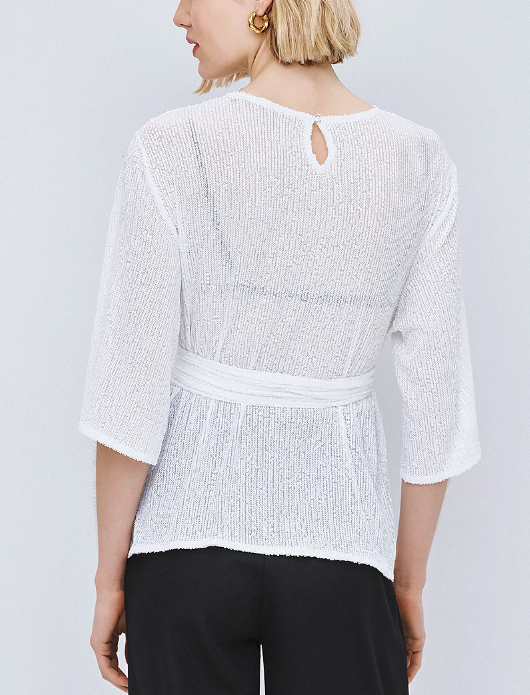 Camicetta oversize Access fashion 63-2157-392 Bianco 
