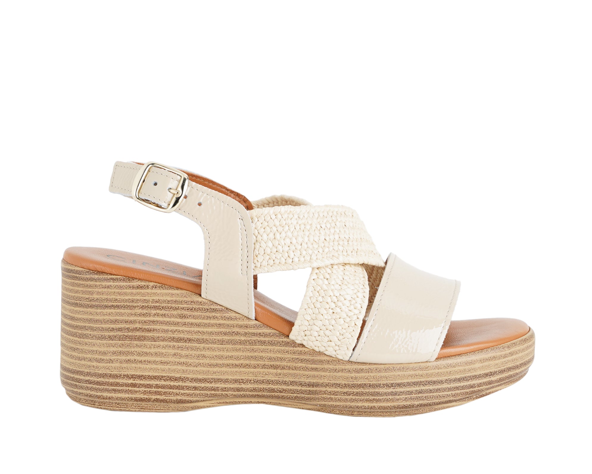 Sandalo con zeppa Donna