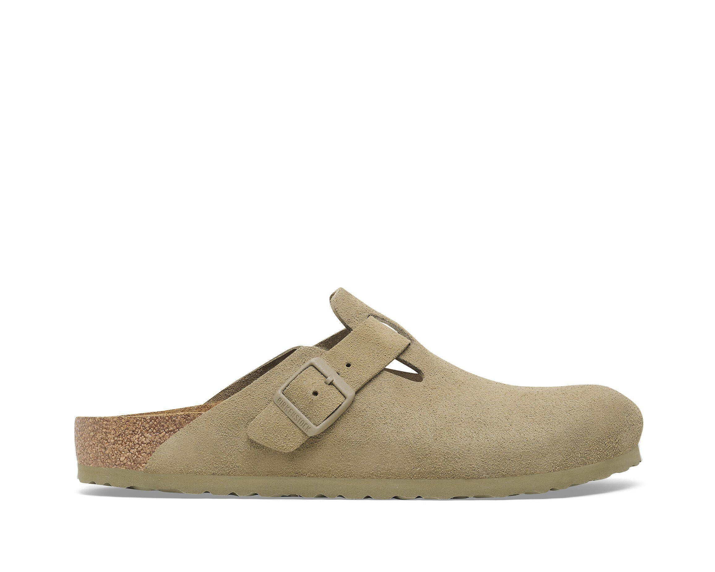 Sabot Birkenstock Boston 1025844 Faded Khaki Unisex Uomo Donna