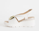 Sandalo con zeppa MELLUSO 019272 Bianco