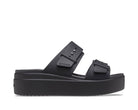 Sandalo Crocs Brooklyn Sandal Low Wedge W CR.207431 colore Nero — CROCS